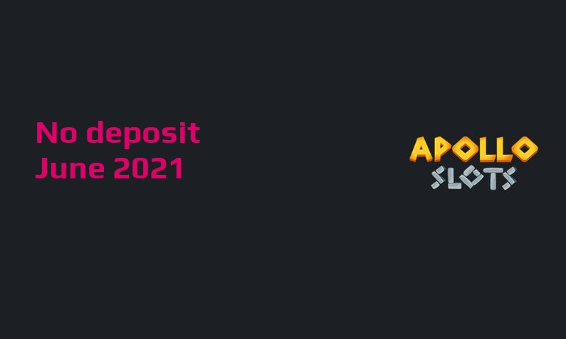 Casino Crystal New Apollo Slots no deposit bonus, today 4th of June 2021
