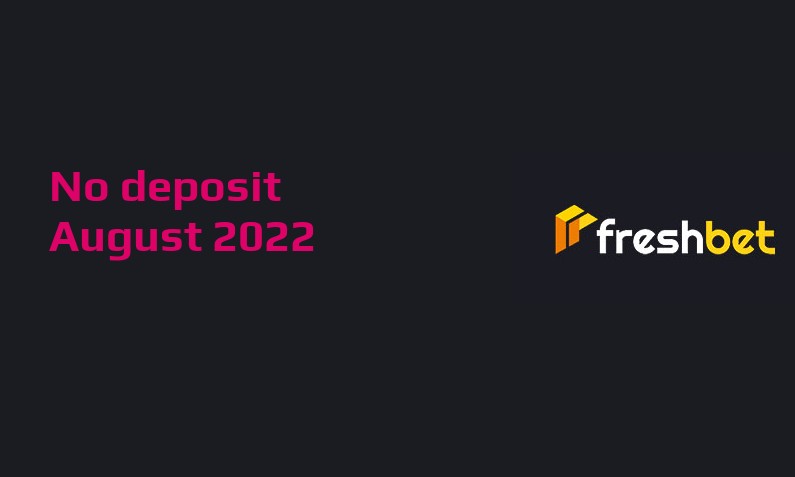 Casino Crystal New Freshbet no deposit bonus, today 7th of August 2022
