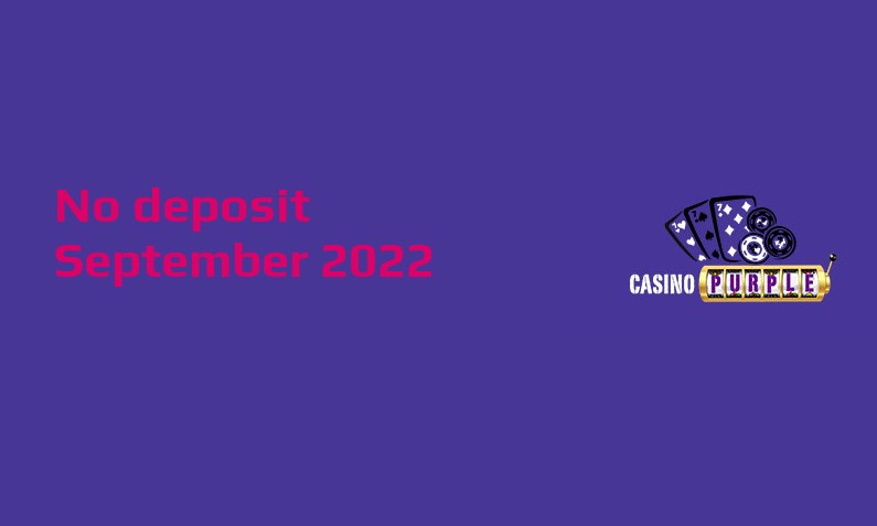 Casino Crystal New no deposit bonus from Casino Purple September 2022