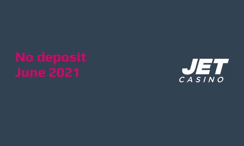 Casino Crystal New no deposit bonus from JET Casino, today 8th of June 2021