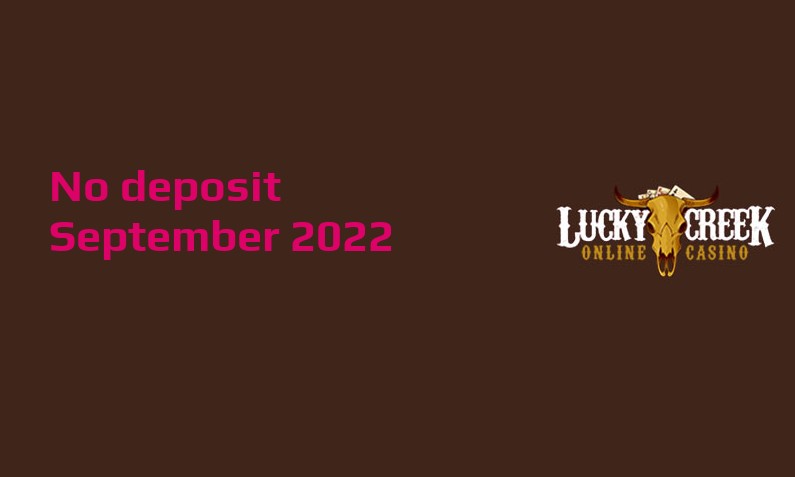 Casino Crystal New no deposit bonus from Lucky Creek Casino – 1st of September 2022