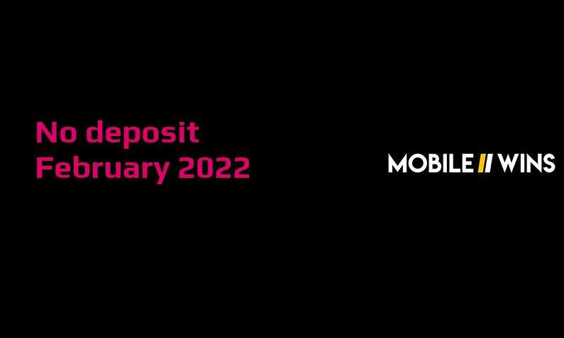 Casino Crystal New no deposit bonus from Mobile Wins Casino 8th of February 2022