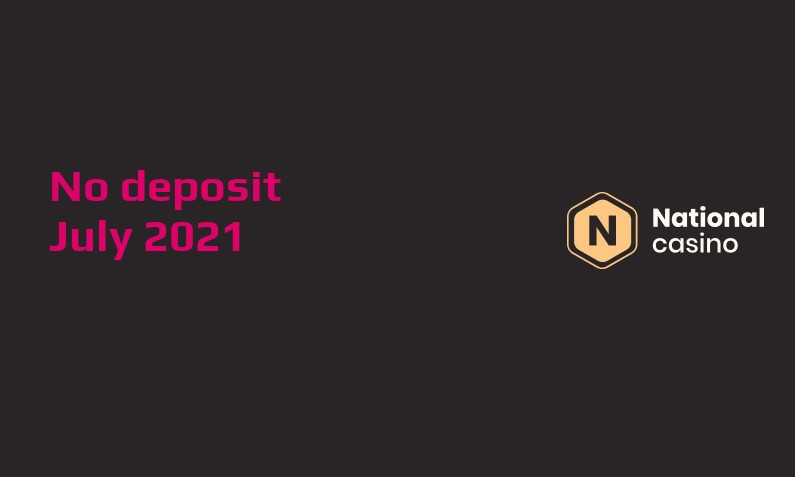 Casino Crystal New no deposit bonus from National Casino, today 22nd of July 2021