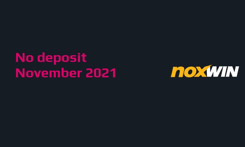 Casino Crystal New no deposit bonus from Noxwin 2nd of November 2021