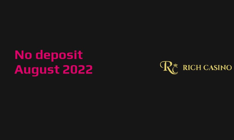 Casino Crystal New no deposit bonus from Rich Casino August 2022