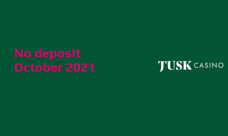 Casino Crystal New no deposit bonus from Tusk Casino 31st of October 2021