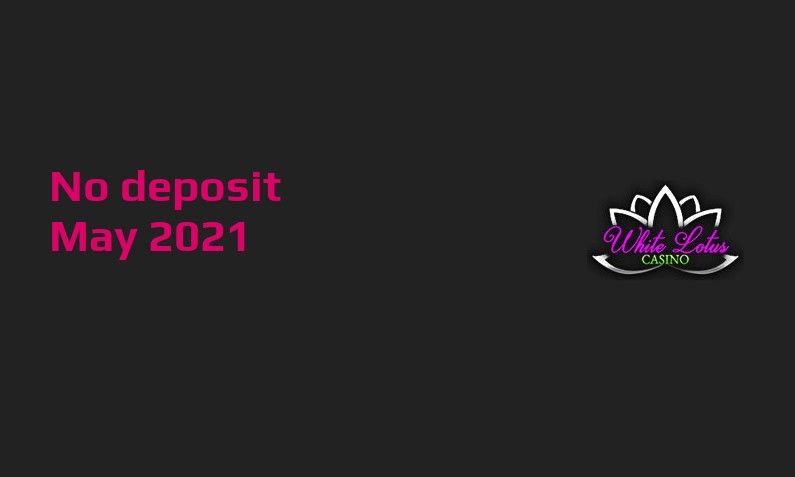 Casino Crystal New White Lotus no deposit bonus, today 4th of May 2021